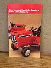 IH Cub Cadet 182 282 382 482 582 682 782 982 Tractor Color  Pocket Brochure  NOS