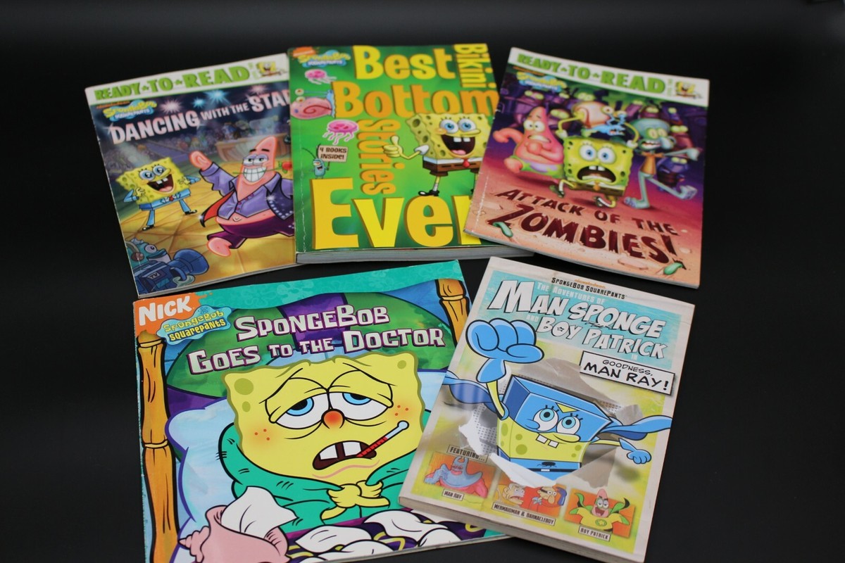 春＠プロフ必読SpongeBob Fontaine 新品3個 Fun Five Paperback Chapter SpongeBob Squarepants Books | eBay