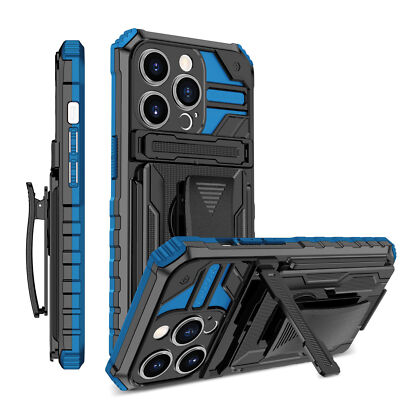 For iPhone 15 Pro Max 14 13 12 11 XS XR 8 Plus Heavy Duty Bracket Case Belt Clip