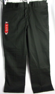 Dickies Mens 874Flex Original Fit Work Pant BLACK 38x30 Flat Front