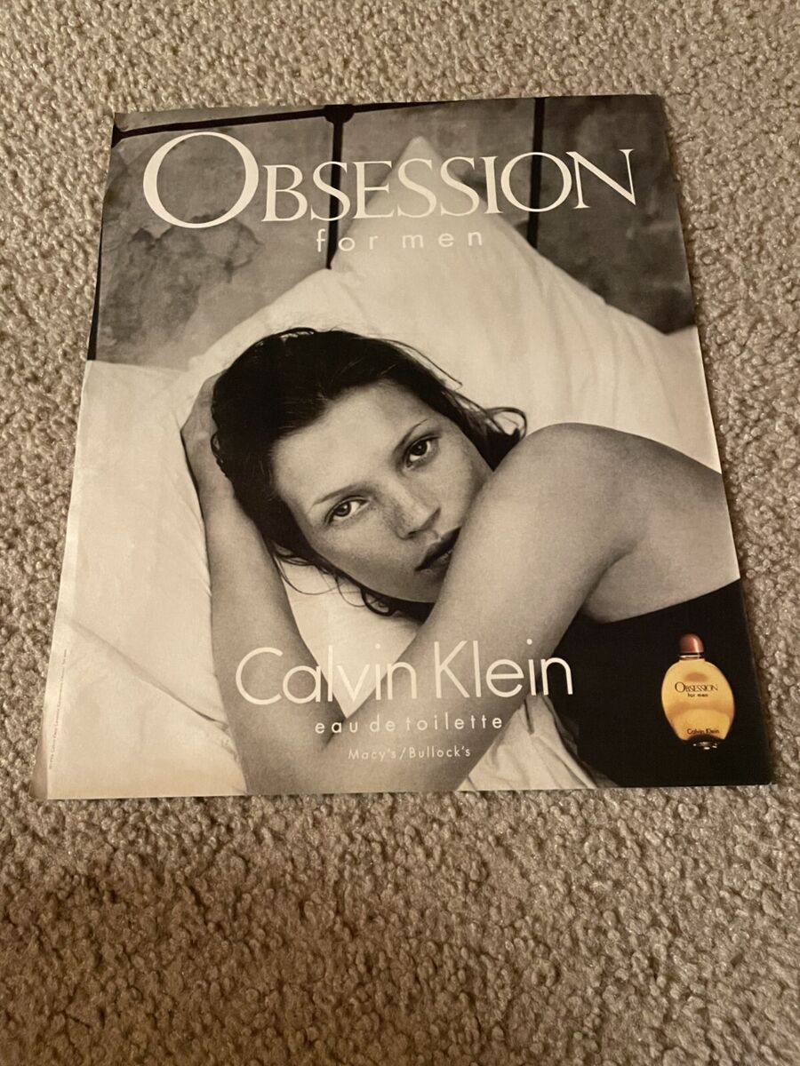 Vintage CALVIN KLEIN KATE MOSS Poster Print Ad 1996 Vintage CALVIN KLEIN KATE MOSS Poster Print Ad 1996