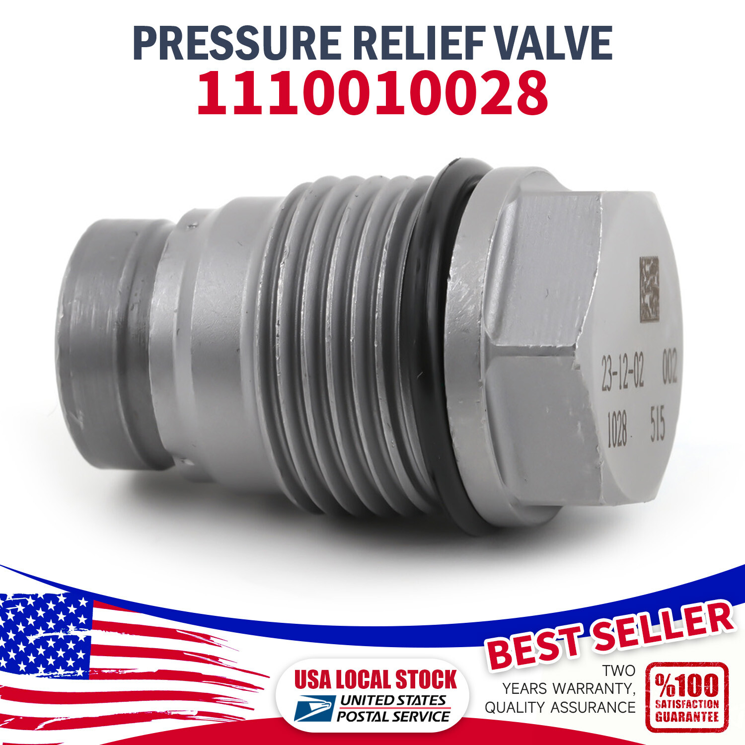 Fuel Rail Pressure Relief Valve Fits For 04.510 LLY LBZ LMM 6.7L