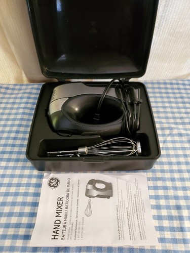 ge hand mixer with case
