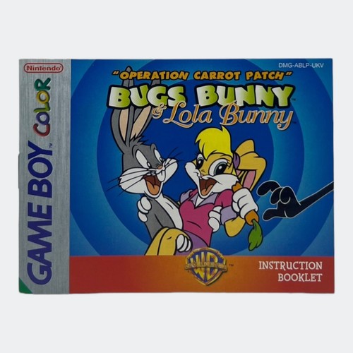 Bugs Bunny & Lola Bunny Operation Carrot Patch Game Boy Color Boxed - GBC Game - Picture 14 of 24