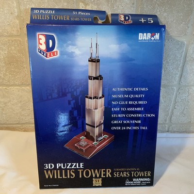 sears tower 3d puzzle