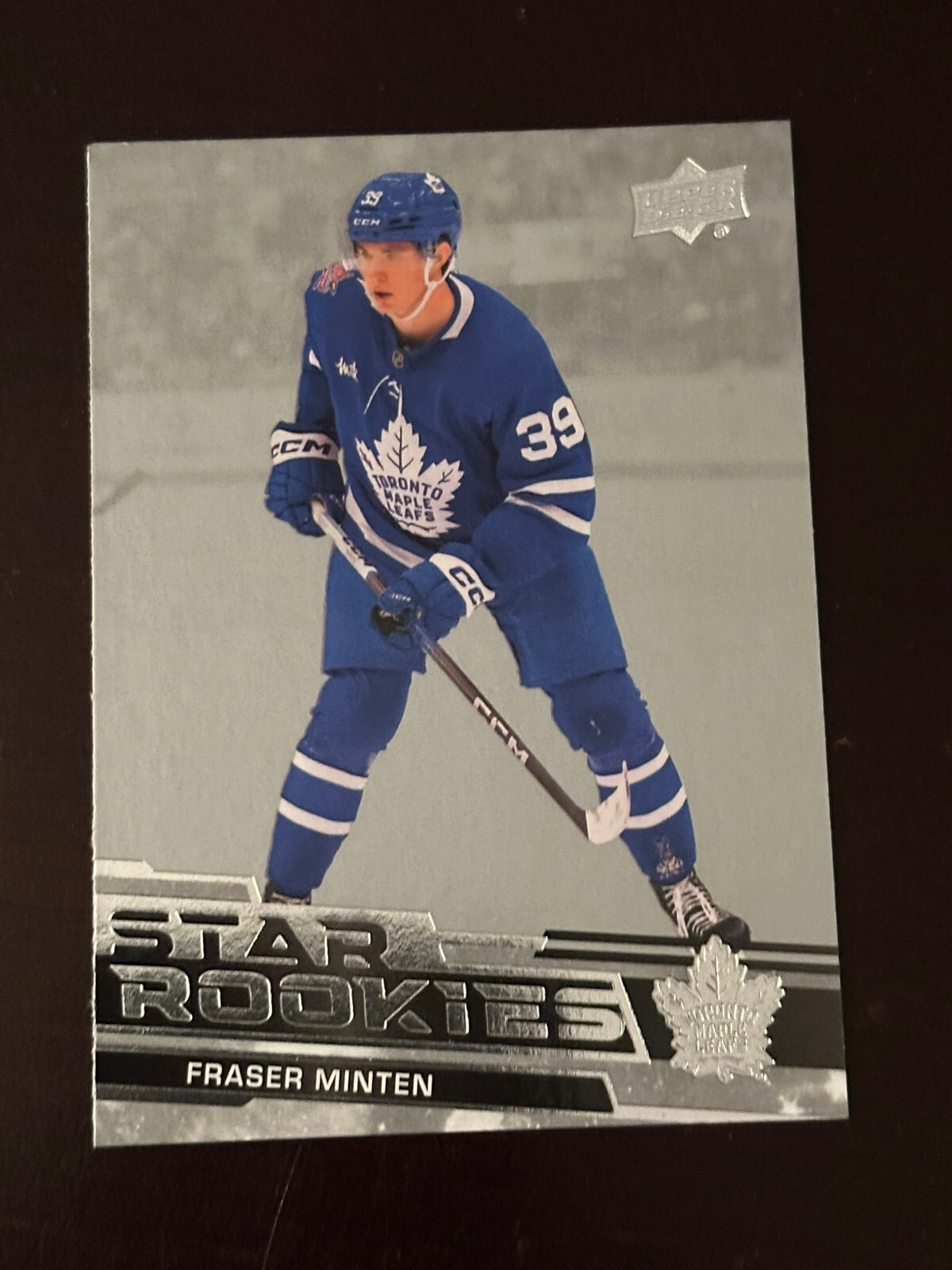 2023-24 Upper Deck Star Rookies Base Fraser Minten Toronto Maple Leafs RC #23