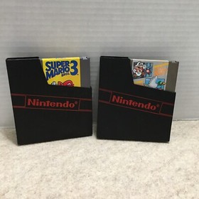 2 Game Lot Super Mario Bros  1 & 3-Duck Hunt-World Class Track Meet Nintendo NES