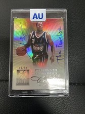 1999-00 Skybox Premium Prime Time Rookies Steve Francis RC Auto Inscription COA