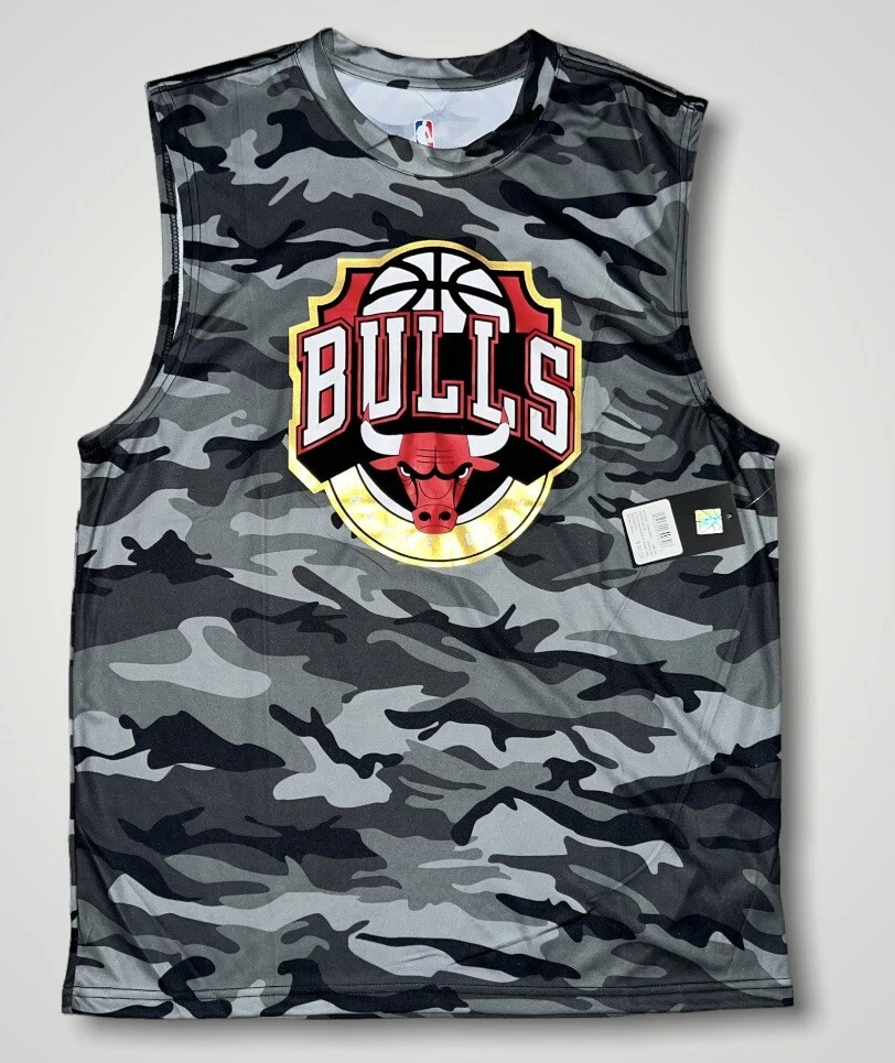 NBA, Tops, Nba Chicago Bulls Camo Shirt Womens Size Medium