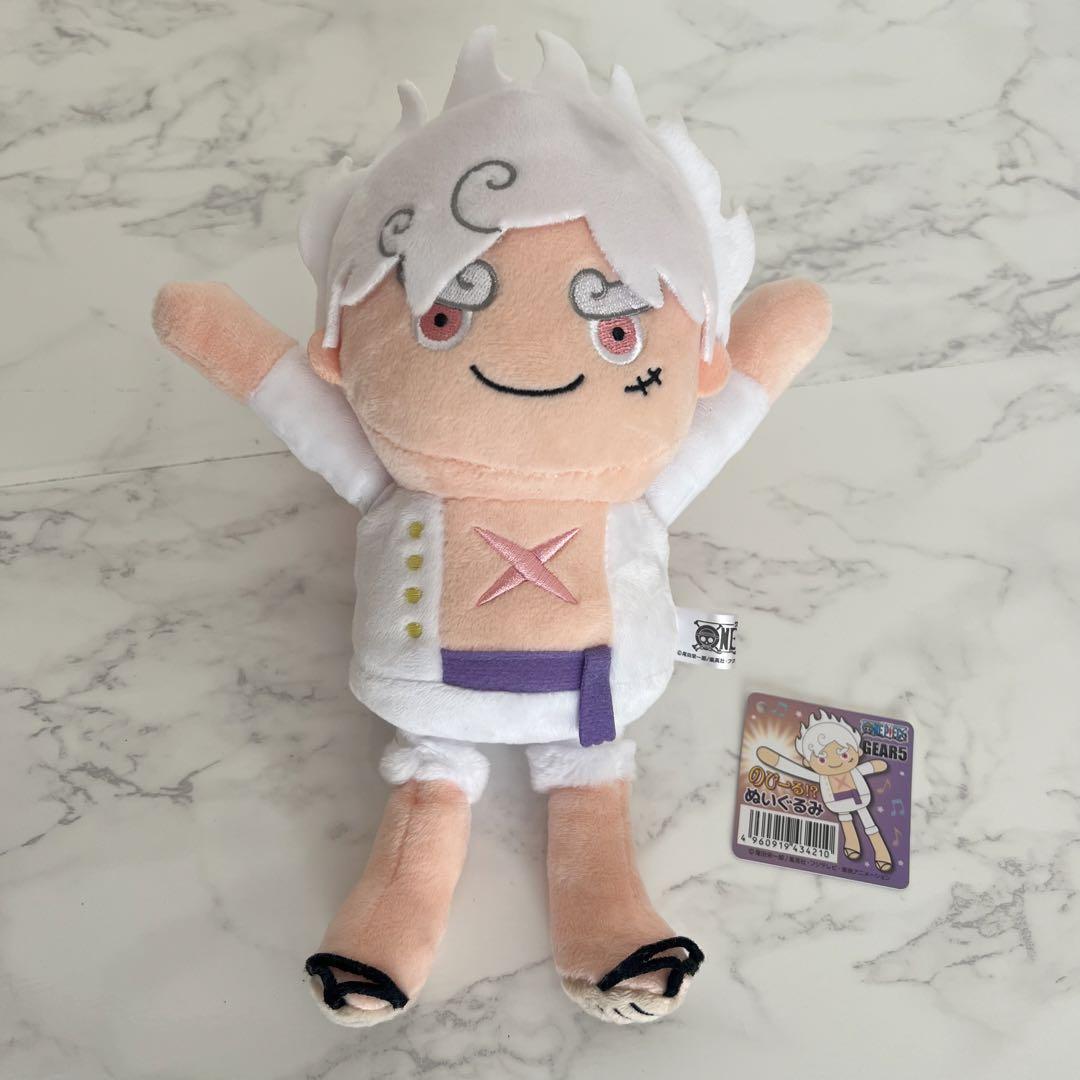 One Piece Luffy Stretch Plush Doll Gear 5 nika mugiwara