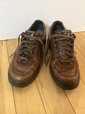 Vintage 90\'s Mephisto RunOff Moc Toe Brown Pebble Leather Mens Shoe 9.5 Rare Mephisto Shoes - Etsy main image 4
