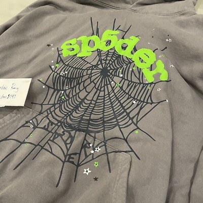 Sp5der Worldwide Gray hoodie size XL brand new | eBay Sp5der Worldwide Gray hoodie size XL brand new | eBay