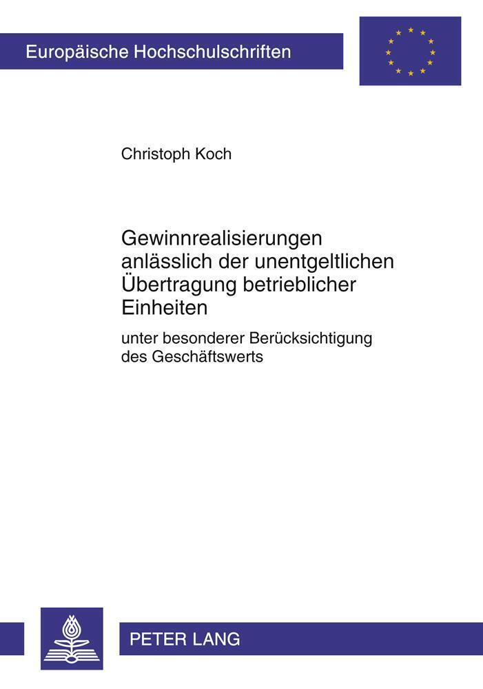 Thumbnail - Gewinnrealisierungen Anlässlich Der Unentgeltlichen Übertragung