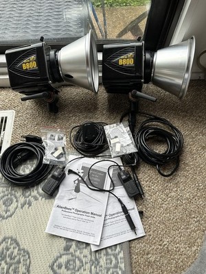 Alien Bees Pro Photoflash B800 Strobe Flash Units by Paul C. Buff Barely Used