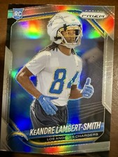 2025 Panini Prizm - Rookies Keandre Lambert-Smith #349 Silver Prizm (RC)