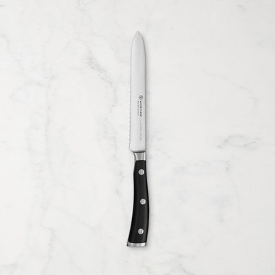 WÜSTHOF Classic Ikon Serrated Utility Knife, 5''