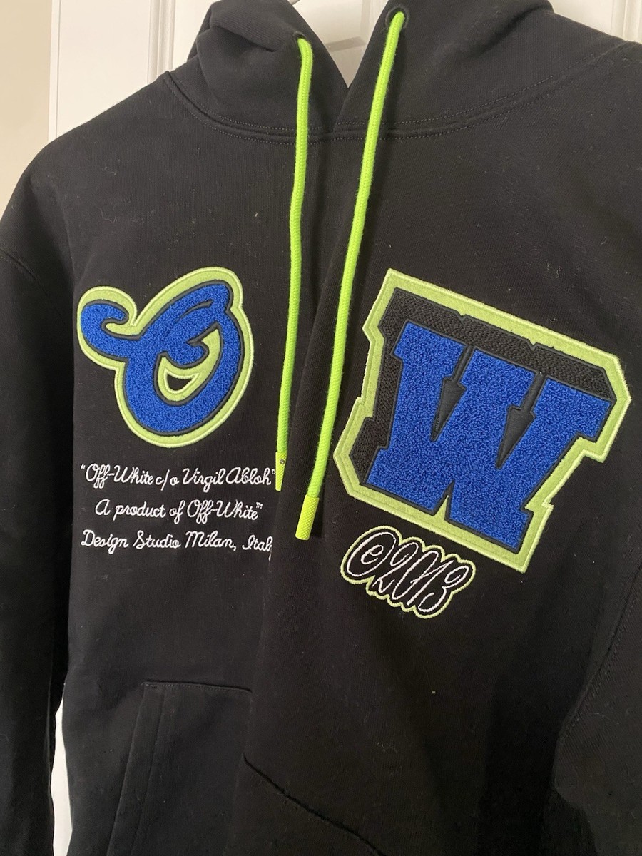 Off-White Patch Hoodie Size Medium | eBay
