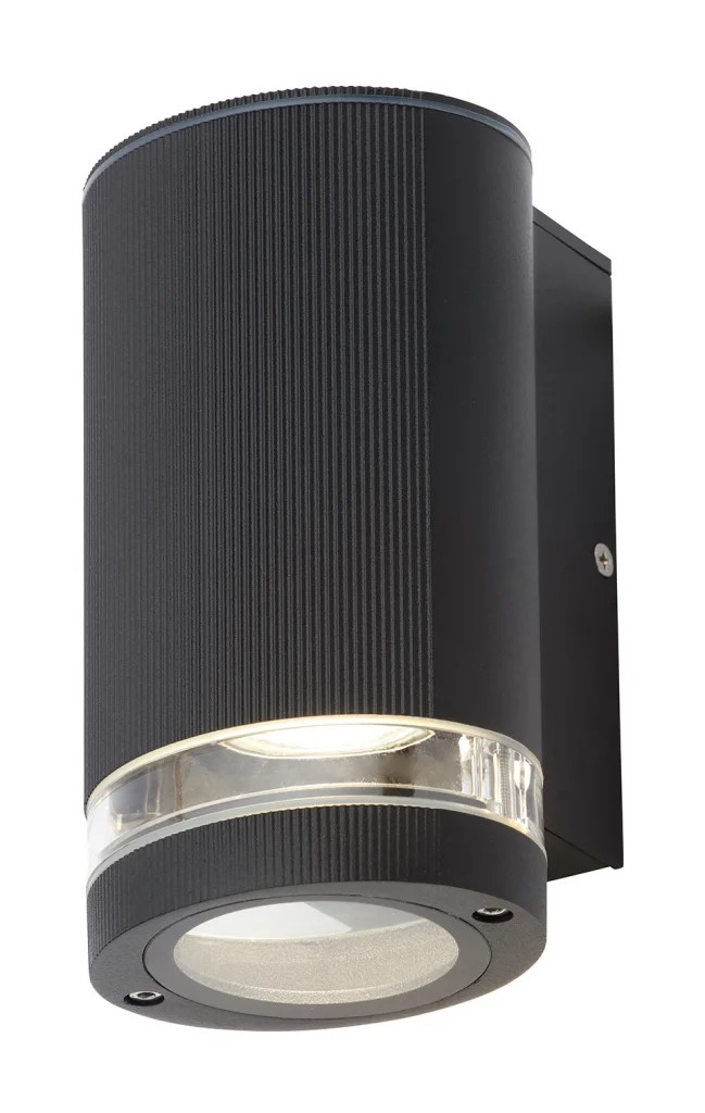 Outdoor Light Black Helix Spot IP44 Zink ZN-35593-BLK