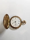 Antique 1880s Mignon Swiss Elgin Tiger Gold Filled Pocket Watch 3s NOT RUNNING