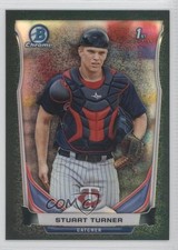 2014 Bowman Chrome Prospects Black Static Refractor 11/35 Stuart Turner 1j6