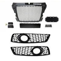 KüHlergrill Wabengrill Schwarz Glanz +Gitter FüR Audi A3 8P Facelift 08-13 +RS3