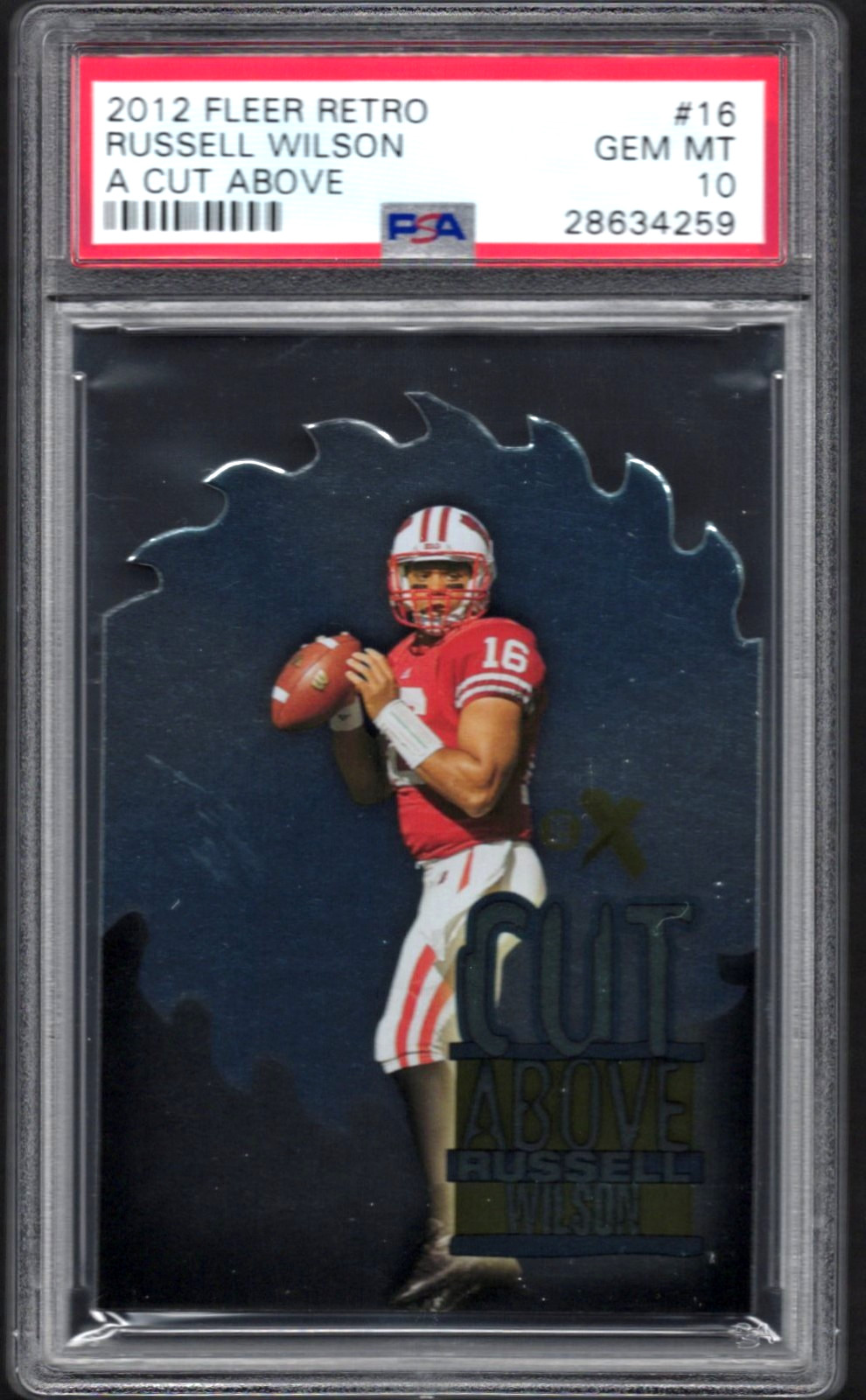 Russell Wilson Fleer Retro A Cut Above #16 Base