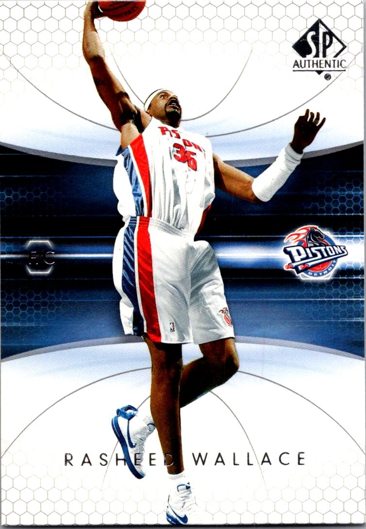2004-05 SP Authentic #24 Rasheed Wallace