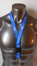 Nike Neck Lanyard Detachable Key Ring Game Royal/White