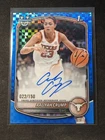 2025-26 BOWMAN CHROME UNIVERSITY BLUE X-FRACTOR AUTO AALIYAH CRUMP 22/150