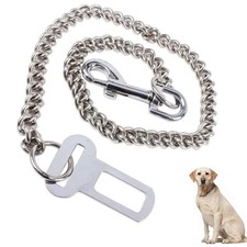 Dog Seat Belt for Car - Stainless Steel Pet Safety Restraint, Vehicle Travel ...