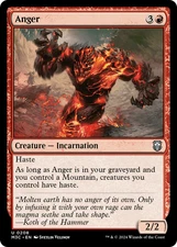 MTG Anger [Modern Horizons 3 Commander] Near Mint Magic