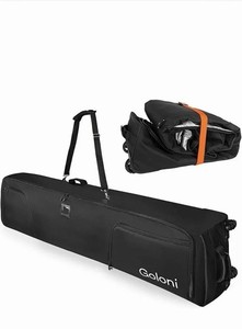 Goloni Ski Bag with Wheels,Padded Snowboard Bag for Air Travel,600D...