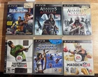 Lot of 6 PS3 Games All Complete In Box and Tested. Discs Are Great Condition