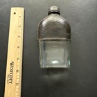 Vintage Officers Flask.  Civil War Era?  Lid Included.  No Chips — photo 4