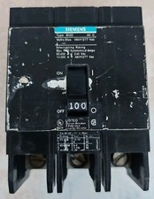 Siemens BQD3100 Main Circuit Breaker 100A 3-Pole 480V HACR Bolt-On See pics