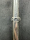 7.7g VTG PSCL Sterling Silver 925 Celtic Wide Ring Band Size 7.75 Jewelry Lot M