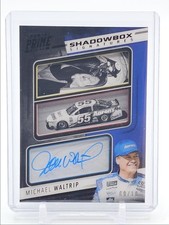 MICHAEL WALTRIP 2019 PRIME SHADOWBOX SIGNATURES BLACK AUTO /10 Q1887