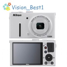 Nikon Coolpix P330 fotocamera digitale 12,2 MP 5x zoom ottico bianco timbro data/ora