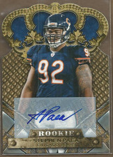 2011 Crown Royale Autographs Gold #193 Stephen Paea /499 Auto FB