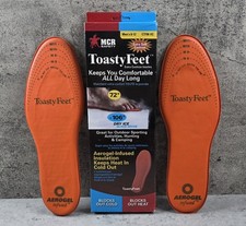 MCR SafetyToasty Feet Insoles Mens Sz 8-12 AerogeI-Infused CTFM NEW