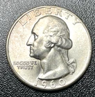 1960 Silver Washington Quarter !!  Brilliant Uncirculated !