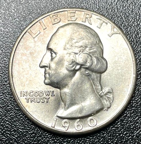 1960 Silver Washington Quarter !!  Brilliant Uncirculated !