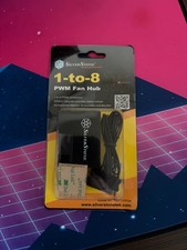 SilverStone Technology 8-Port PWM Fan Hub/Splitter for 4  3-Pin Fans SST-CPF04