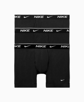Nike Men's Essential Cotton Stretch W/Fly Boxer Brief 3pk Underwear XL