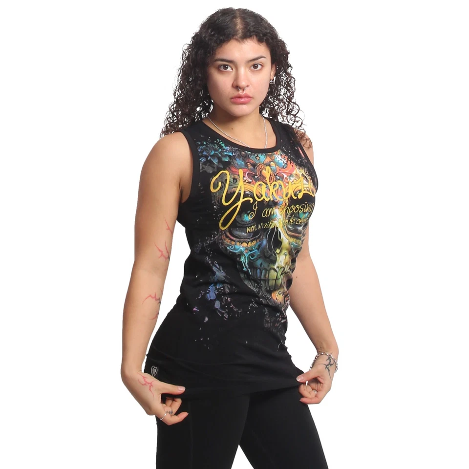 Neues Yakuza Damen Choosen Urban Tank Shirt - Schwarz - Bild 1 von 1