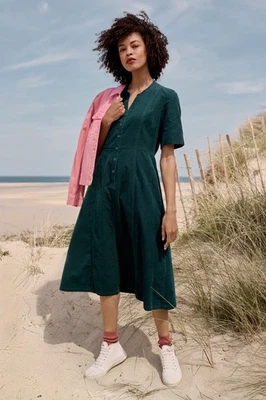 SEASALT CORNWALL Seasalt Women's Tall Wightwick Denim Midi Dress Loch
