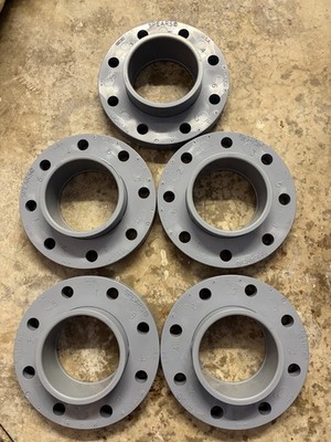 4  Schedule 80 CPVC Spears Vanstone Slip Flanges Lot Of 5 854-040C