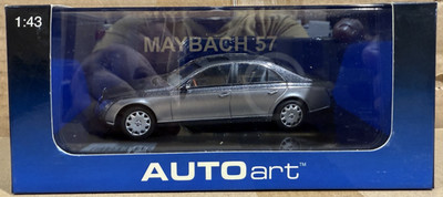 2003 MAYBACH 57 SWB HIMALAYAS GRAY 2-TONE 1:43 by AUTOART 56153 FREE SHIPPING