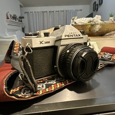 Pentax Asahi K1000 35mm Film Camera W/ 50mm Pentax Lens Film