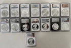(15) NGC American Silver Eagles